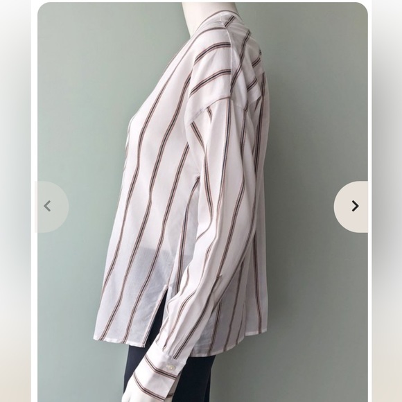 VINCE
TEXTURED STRIPE PULLOVER - OFF
WHITE - Picture 3 of 13